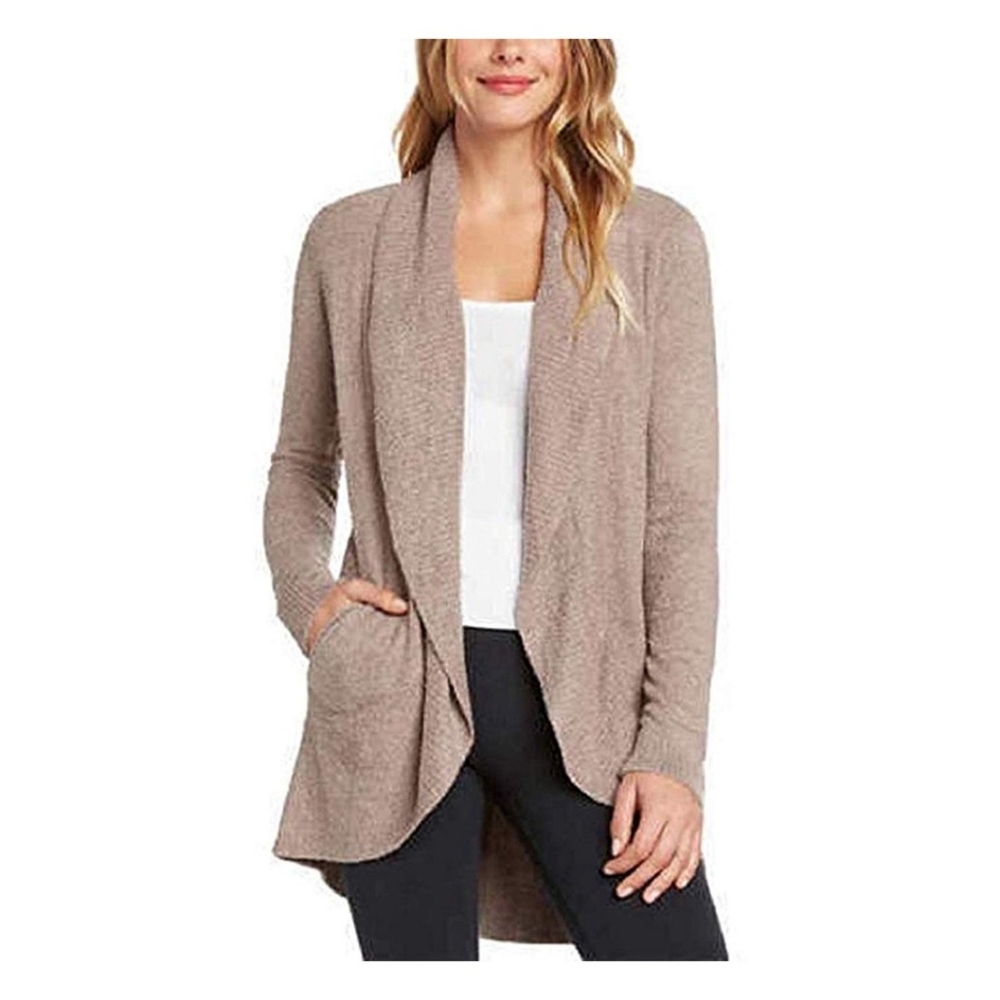 NEW-Max & Mia. The Essential Travel Cardigan Color Mocha Size XS